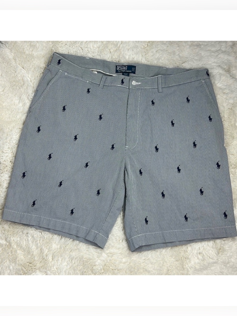 Polo by Ralph Lauren Prospect Cotton Shorts Embroidered Pony Logo Size 42